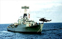 HMS Eskimo, a Tribal-class frigate 