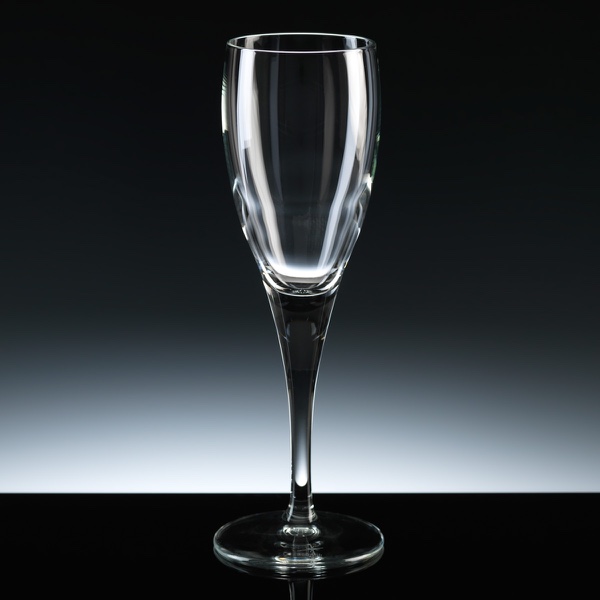 Fiore 6oz Champagne Flute, Single, Blue Boxed